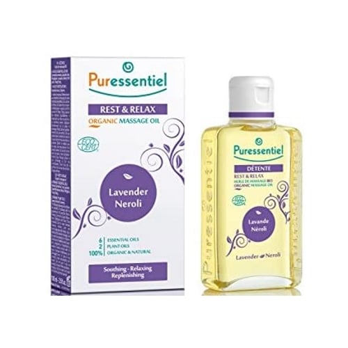 Puressentiel Rest & Relax Organic Massage Oil Lavender 